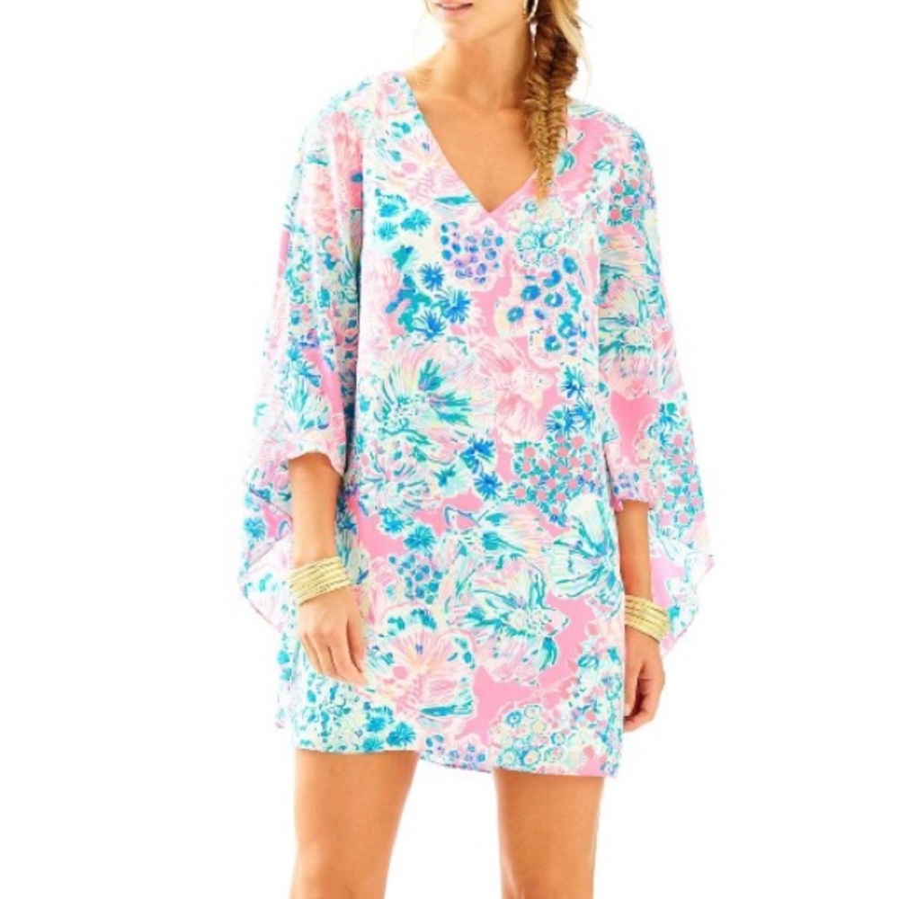 Lilly Pulitzer Miri Silk Caftan Dress